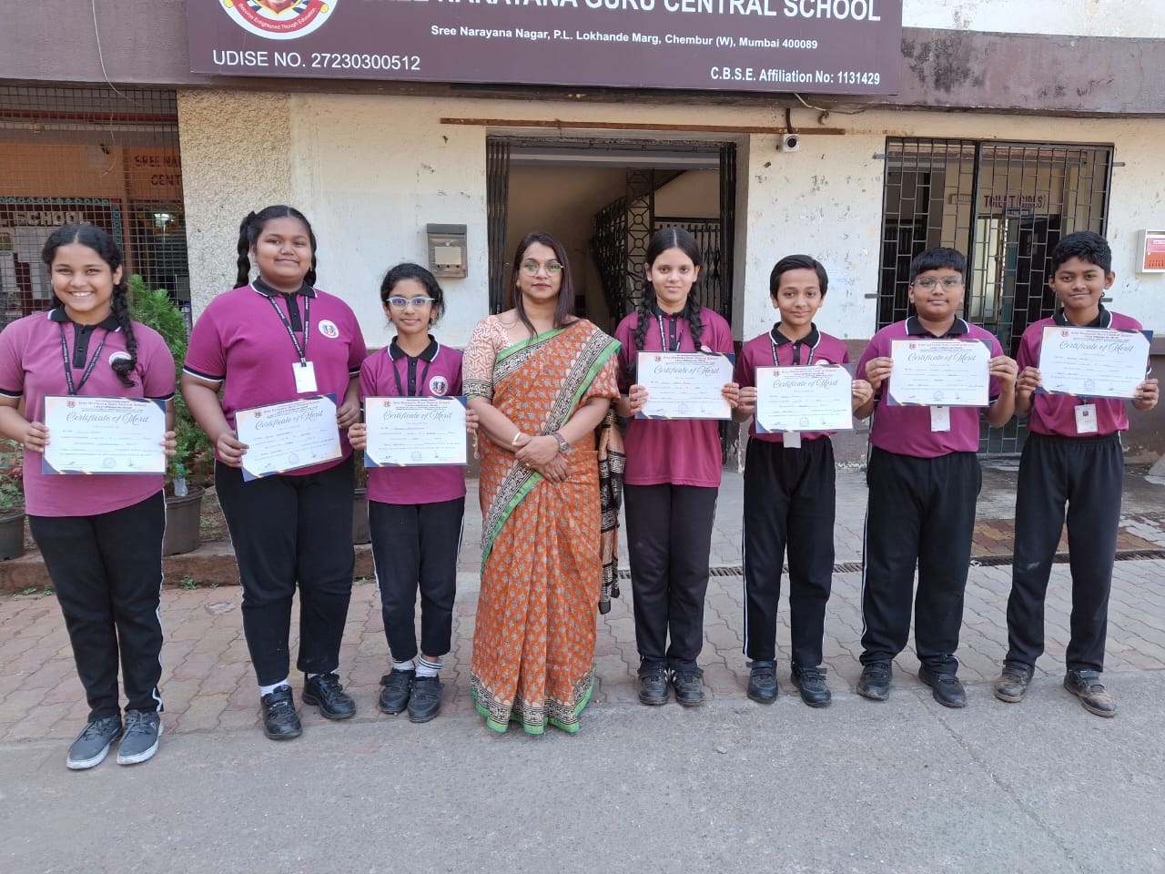 Poem Writing Competition Certificate Photos
